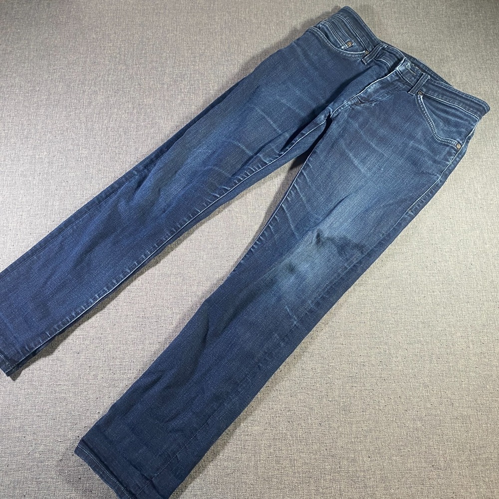 Mavi  Mid Rise Straight Leg Denim Blue Jeans Stretch Womens 30/32 (Fits 30x29.5)